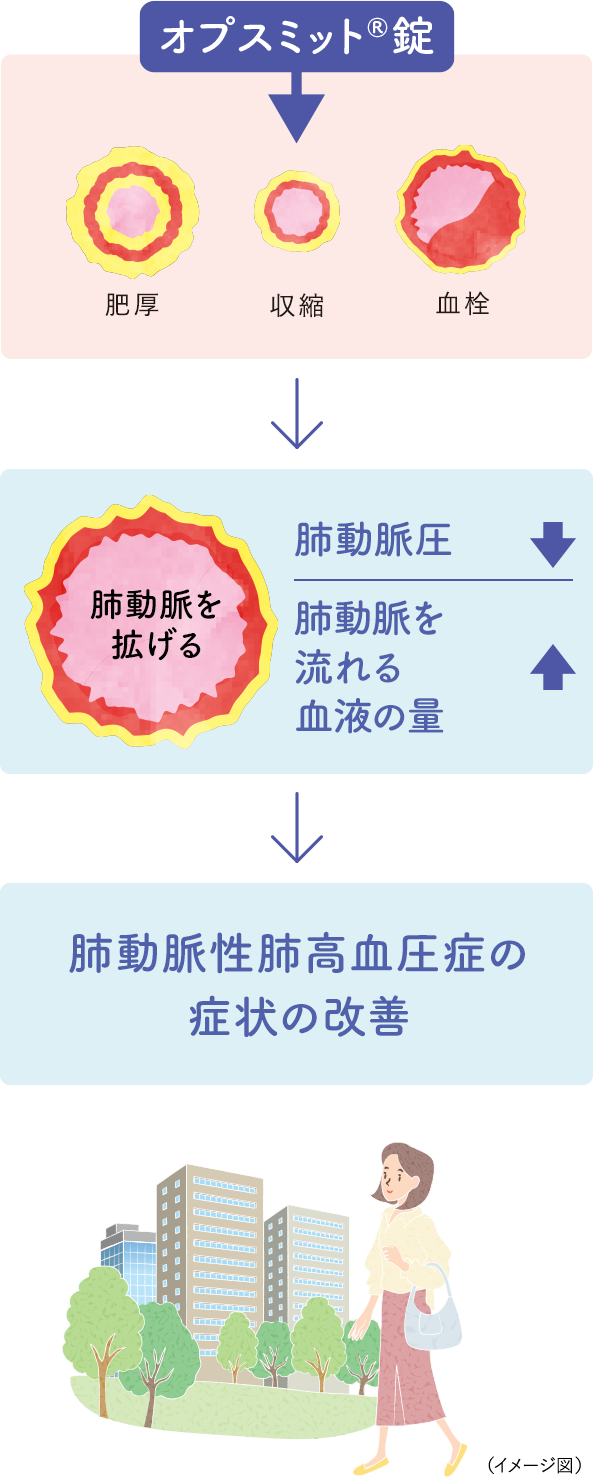 オプスミット<sup>®</sup>錠の効果